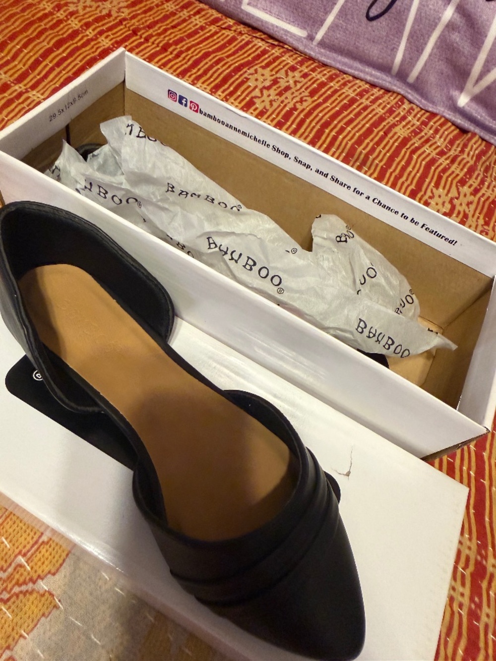 Bamboo flats size 5.5 .